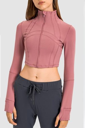 Lua Yoga Jacket with Thumb Holes