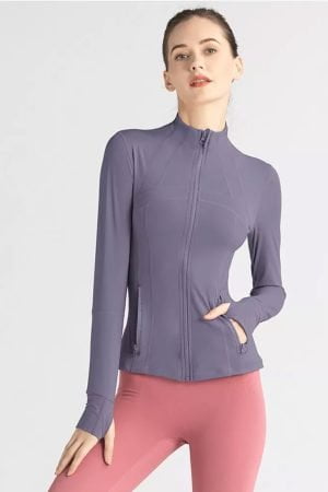 Full Zip Yoga Jacket Womens