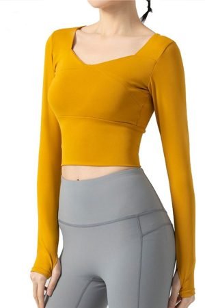 Lua Tight Yoga Tops with Built in Bra